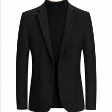 Men Blazers Autumn Winter Mens Regular Slim Fit Woolen Business Casual Blazer Suit Jackets Clothing