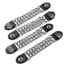 Skull Engraving Vest Extender Set - 4 Piece