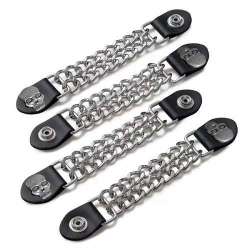 Skull Engraving Vest Extender Set - 4 Piece