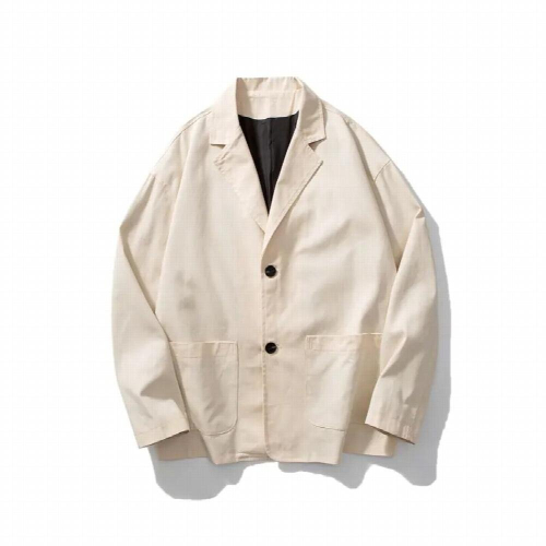 mens spring all-match solid suit casual suit suit jacket casual tide