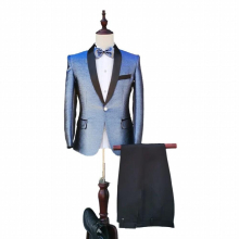 Mens Purplish Red Slim Suit Bridegroom Wedding Suit Studio Performance Suit Two Pieces
