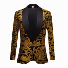Mens Flannel Sequined Suit Performing Costumes Photo Studio Photography Suit