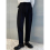 Tube Striaght Waist Loop Suit Pants Loose Mens Spring Style Solid 2A1294 2