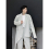 Asymmetric mens suit button decoration loose solid pants male temperament 6