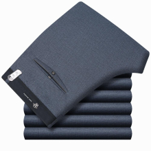 Mens Suit Pants Autumn Men Dress Pants Straight Business Office Mens Formal Pants Big Size Classic Trousers Male