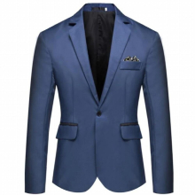 mens single suit jacket youth matching slim casual blazer hombre wedding jackets ?????? ?????