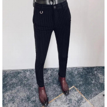 Personality Men Dress Pants Office Social Business Suit Pants Casual Slim Fit Wedding Streetwear Trousers Pantalones Hombre