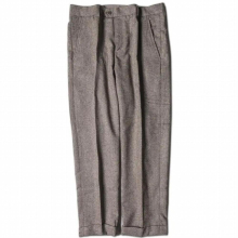 Men Autumn Winter Retro Wool Pants Bussiness Pants Male Woolen Straight Trousers Men High Waist Suit Pants W164