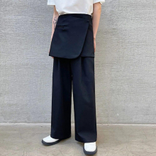 Autumn Ins Style Fashionable Structure Suit Two-piece Suit Pants Khaki Casual Trousers 9Y8786