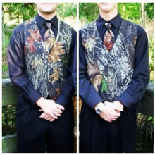 Camo Groom Vests Camouflage Vest Groom Wear Wedding Party Camo Prom vests Groom Vests Wedding Waistcoat