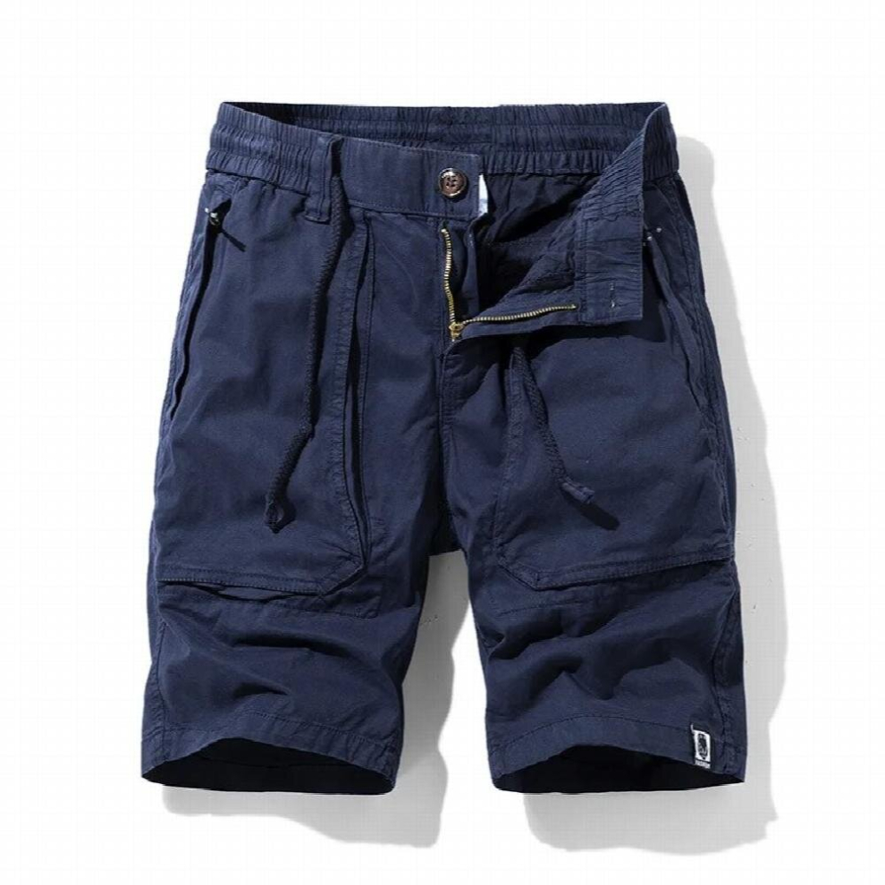 Summer Mens Cotton Army Tactical Cargo Shorts Khaki Multi-pocket Casual Short Pants Loose Military Shorts Men 29-38-image-OPC-PCQQ2ZH-NEW