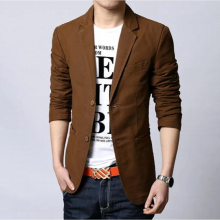 suit spring autumn mens two buckle small suit mens cotton large size suit jacket mens slim casual suit