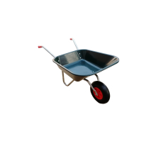 Wheelbarrow Garden Wheel Barrow Galvanised Heavy Duty Pneumatic Tyre