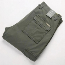 Mens Summer Multi-pocket Overalls Pants Man Spring Autumn Casual Bussiness Army Green Cotton Cargo Pant long trousers Men