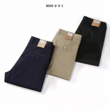 Mens cotton British Stretch pants casual long clothes slim fit homme mens business plus siz