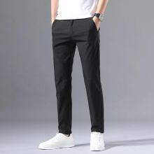 Formal Men Dresss Trousers Clothing Korea Style Slim Elastic Waist Mens Suit Pants Office Classic Summer Trousers for men