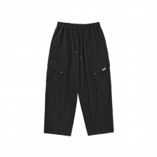 High Street Cotton Overalls Male Loose Wide Leg Pocket Ankle-length Cargo Pants High Enzyme Wash Trousers for Men