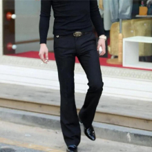 Mens Suit Pants Micro Bell pants Male Slim Feet pants British Trousers More Size 28-36 37