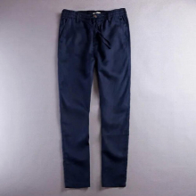 100% Linen pants men pure flax solid trouser men trousers for men pantalon hombre pantalones