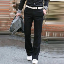 version of flared pants Mens casual pants slim suit pants Mens perfume dress pants Size 28-35 36