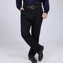 Cotton Men BKTrend Pants Straight Spring Autumn Long Male Classic Business Casual Trousers Full Length Mid Plus Size 48 50 52