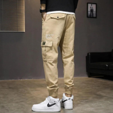 Autumn Mens Overalls Loose-fitting Casual Pants Male Harem Pants Pants Men Streetwear Men Mens