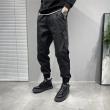 Beam Overalls Mens Autumn Solid Outdoor Work Pants Youth Casual Pants