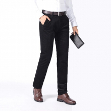 Arrival Pants Men Clothing Autumn Corduroy Pants Mid Straight Cotton Solid Business Casual Men Trousers