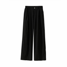 Casual Straight Wide Leg Suit Pant Male Japan Korea Style Streetwear Vintage Pant Gray Long Trousers Men