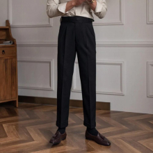 British Style Suit Pant Men Formal Wear Men Dress Pant Business Office Trouser High Men Dress Pant Men Solid Pant