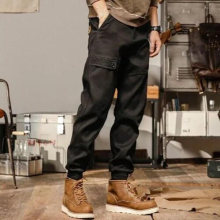 Style Overalls Pants Mens Spring Loose Straight Mens Casual Pants Spring And Autumn Wide-leg Leggings Harem Pants