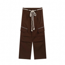 Streetwear Wide Leg Multi-pocket Overalls Mens Harajuku Style Loose Casual Trousers Straight Unisex Pants Autumn