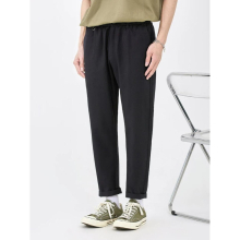 Mens Trousers Spring Autumn Straight Tube Non Ironing Pants Solid Temperament T3080