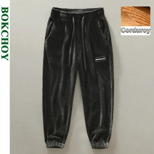 Autumn Winter Comfortable Soft Corduroy Casual Pants Retro Versatile Solid Trousers for Men E2263 1