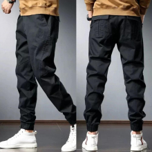 Autumn Khaki Pants Men Casual Pencil Pants Style Cotton Slim Fit Trousers CP2120
