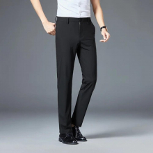 Business Suit Pants Men Smart Casual Pleated Slim Fit Trousers Streetwear Cargo Harajuku All Match Techwear Male Work Clothes