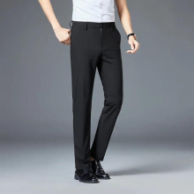 Suit Pants Men Business Smart Casual Pleated Slim Fit Trousers Streetwear Cargo Harajuku All Match Techwear Male Work Clothes
