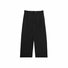 Streetwear Mens Pants Men Wide Leg Suit Trouser In Wrinkle Adjustable Waist Trousers For Men