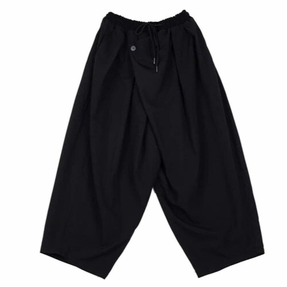 Men Elastic Waist Loose Casual Pant Male Women Streetwear Hip Hop Harem Trousers Japan Style Kimono Pant Joggers Sweatpants-image-OPC-PCQQDTG-NEW