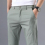 2000 Mens Thin Pants Solid Pants Smart Casual Stretch Men Cotton Formal Breathable Trousers 4