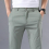 2000 Mens Thin Pants Solid Pants Smart Casual Stretch Men Cotton Formal Breathable Trousers 1