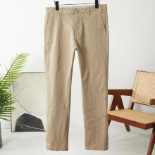 Men Casual Classic-fit Wrinkle-Resistant Flat-Front Chino Pant Work Relaxed Fit Business Pants