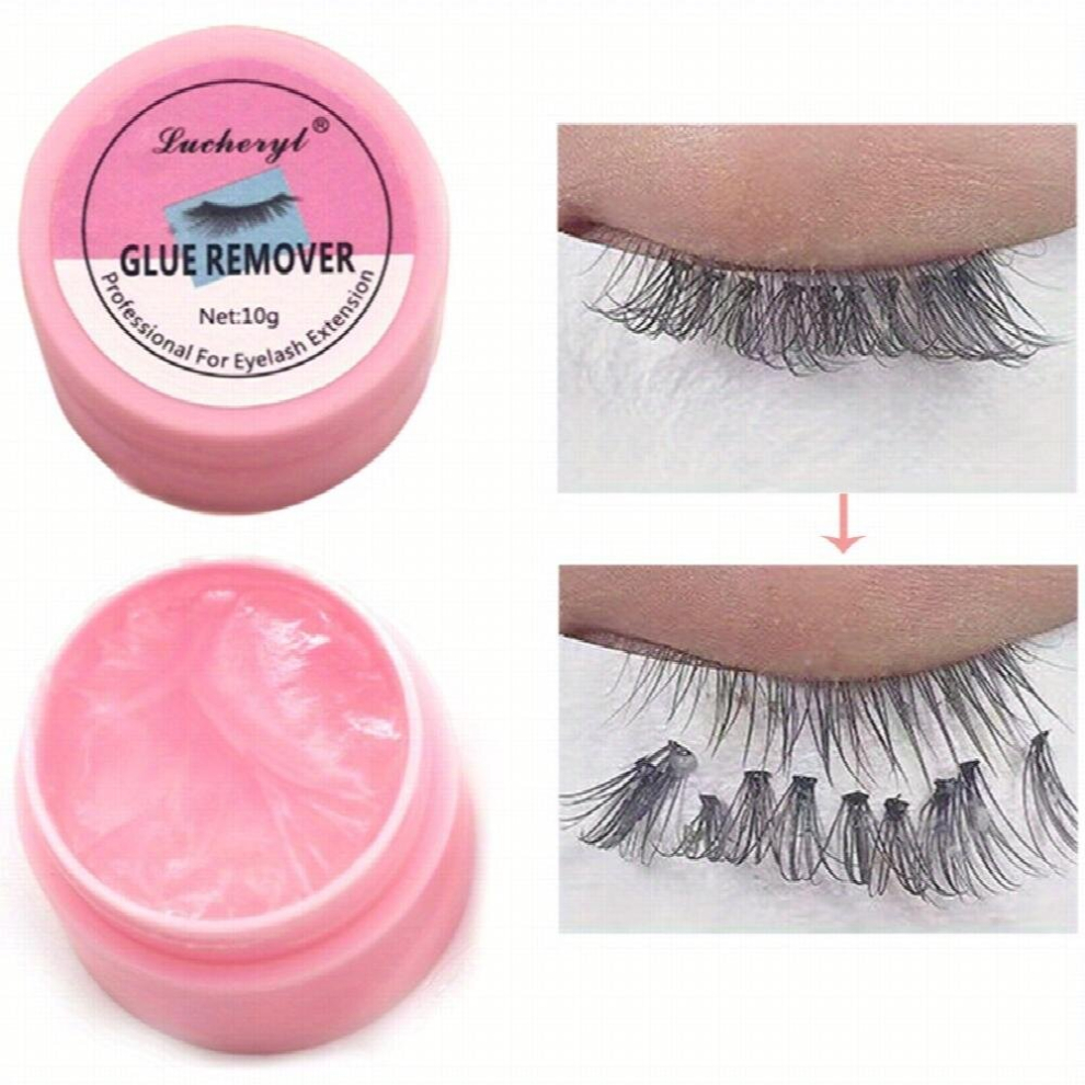 Multicoloured Professional Eyelash Extension Remover Glue Quick And Painless Removal For Grafting Extensions No Irritation 10G Individual Pack