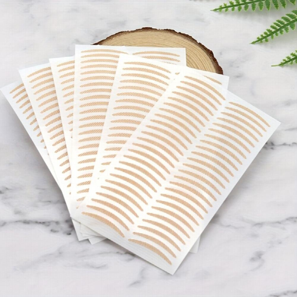 200Pcs Invisible Eyelid Sticker Lace Eye Lift Strips Double Eyelid Tape Adhesive Stickers Eye Tape Tools 5 Sheets