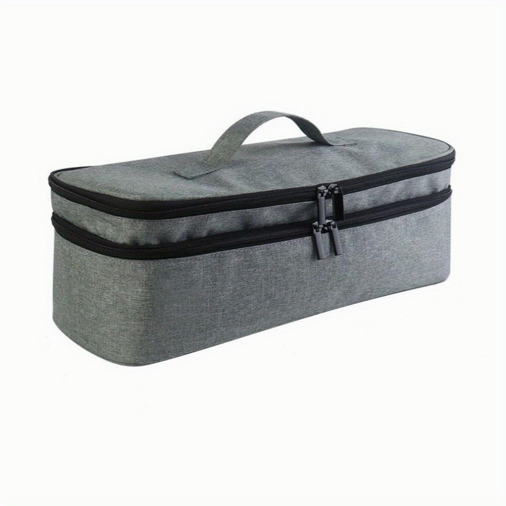 Double Layer Travel Organizer Bag Portable Travel Storage Bag For Hair Dryer And Attachments Large Capacity Makeup Bag With Handle BAG