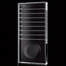 Glass Pallet Eyelash Crystal Pallet Bigger Size Eyelash Extension Pallet False Lash Tray Strip Adhesive Glue Holder For Eyelash Extensions Transparent