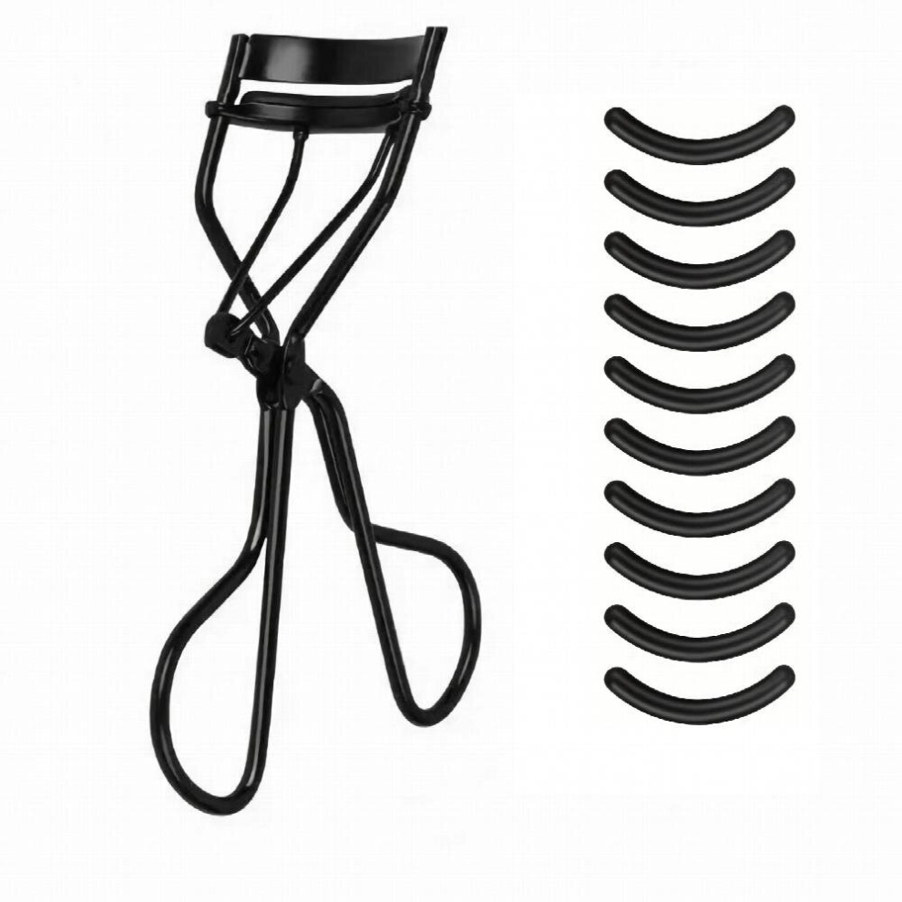 Eyelash Curlers With 10 Refill Silicone Pads Rose Golden Eyelashes Curler For Women Lash Curler Easy To Curl Eyelashes Naturally And Fits All Eye Shap