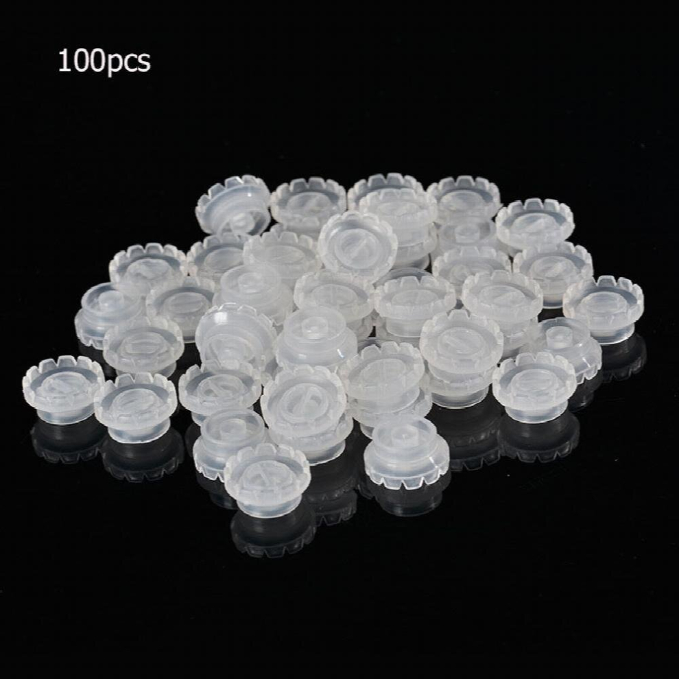 White Eyelashes Extension Glue Holder 100Pcs Eyelash Grafting Eyelash Glue Flower Cups Volume Lashes Fan Blossom Cups Organizer Supplies Makeup Tools