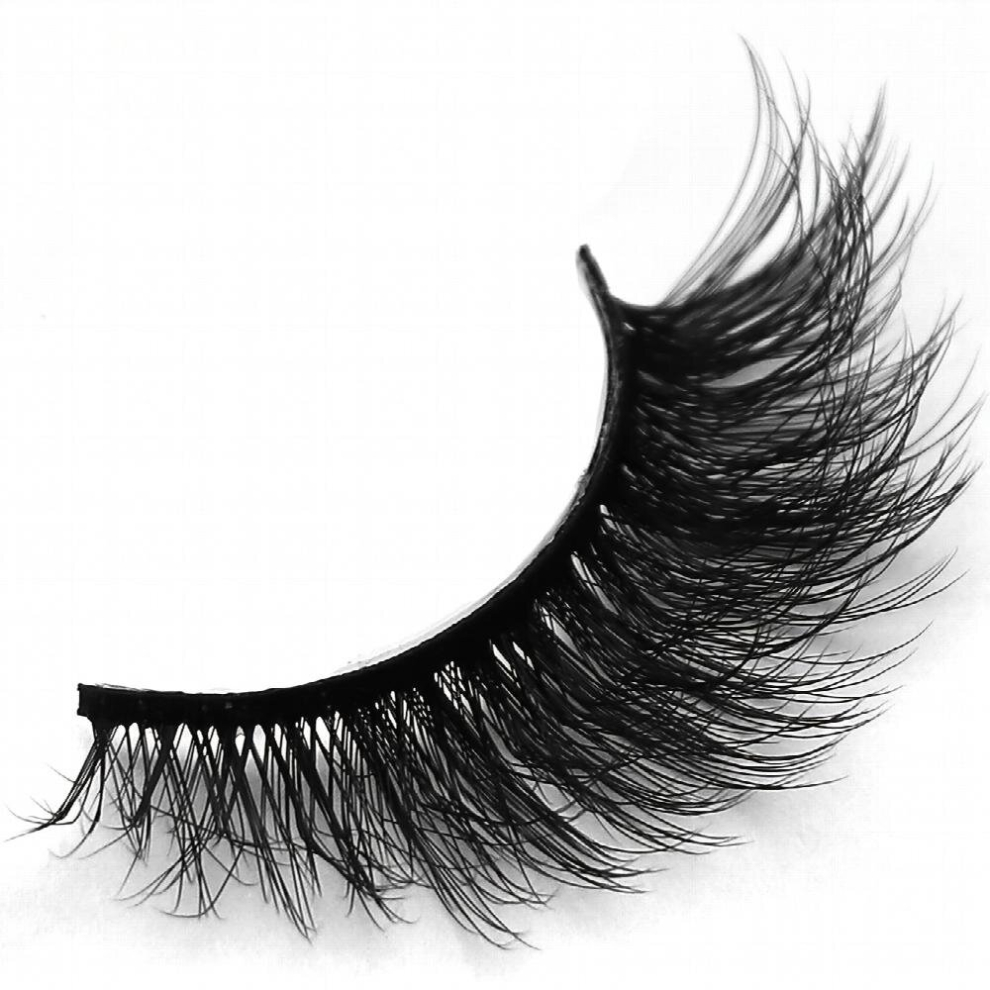 7 Pairs Full Stirp Eyelashes Thick Curl Fluffy Slender False Eyelashes Daily Voluminous Cross Style