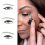 Eyeliner Applicator Tool Reusable Silicone Eyeliner Tool Silky Smooth Waterproof Long Lasting Eyeliner Tool 9